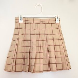 Plaid Mini Skirt